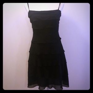 BCBGMaxAzira mini spaguetti strap silk dress